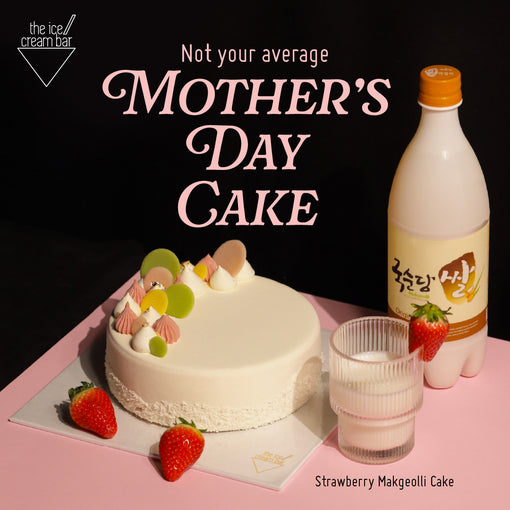 Strawberry Makgeolli Cake