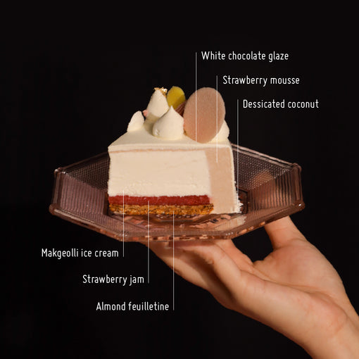 Strawberry Makgeolli Cake
