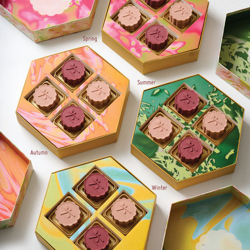 [LIMITED EDITION] Roku Gin 4-Piece Ice Cream Mooncake Box Ice Cream Cakes