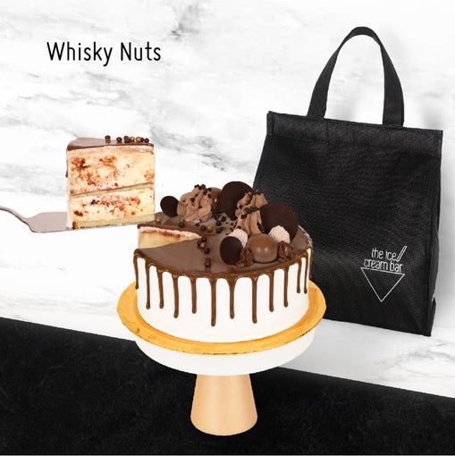 Signature Ice Cream Cake Whisky Nuts